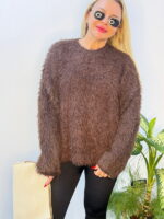 Bisiklet Yaka Peluş Kazak - Görsel 2