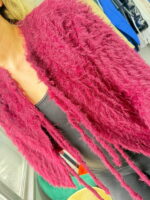 Bağcıklı Peluş Hırka - Görsel 4